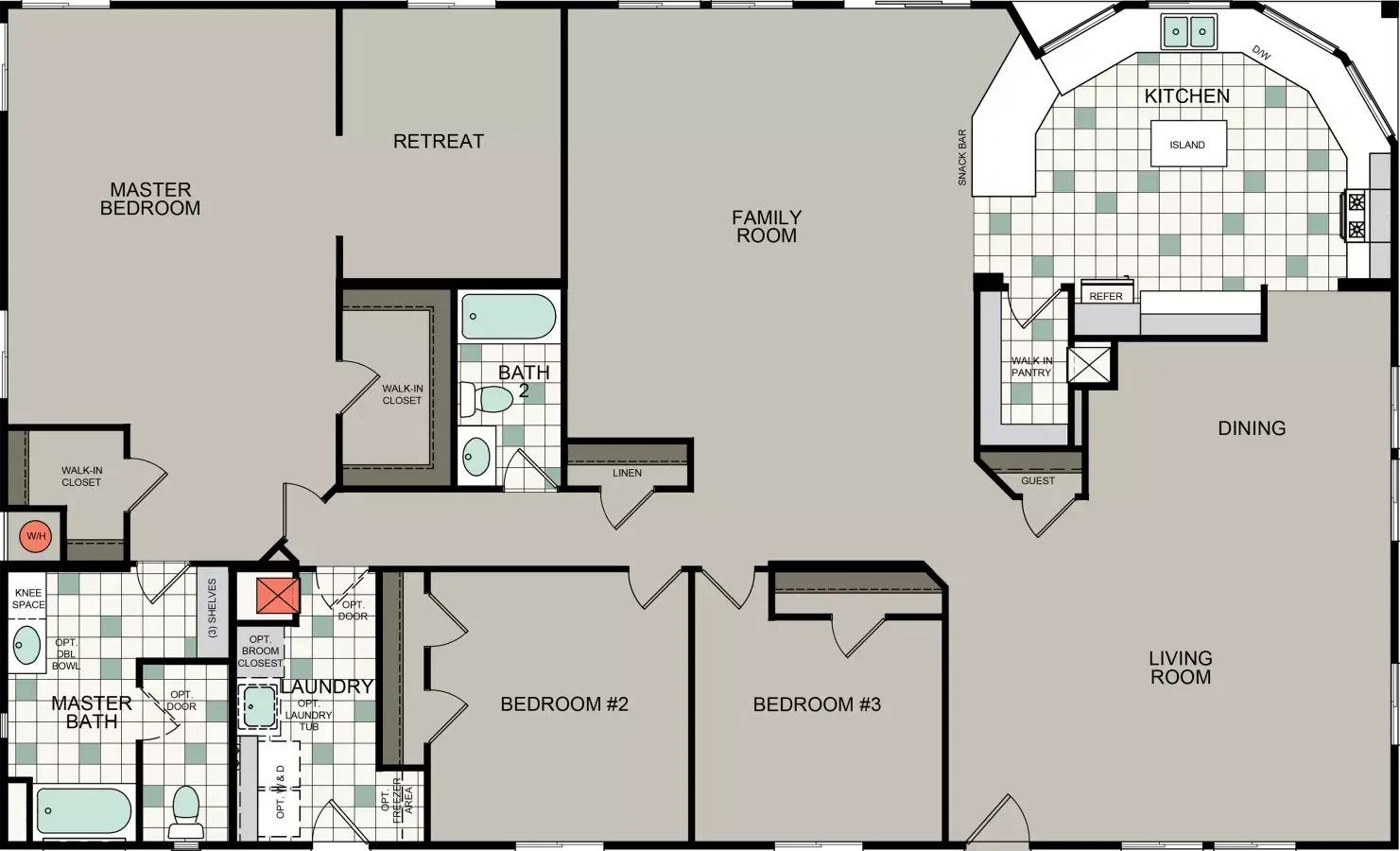 Bd 45 floor plan home features