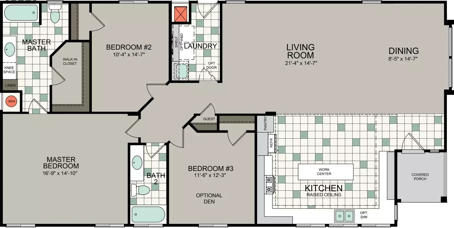 Kingsbrook kb-47 floor plan home features