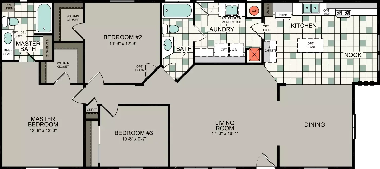 Bd 60 floor plan home features